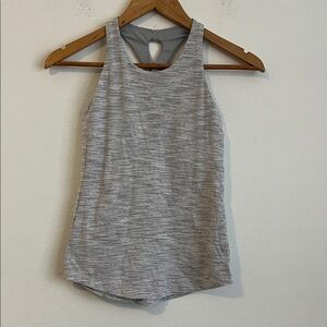 Lululemon Tank‎ Top Gray Space Dye Sleeveless Women's Top Size 4